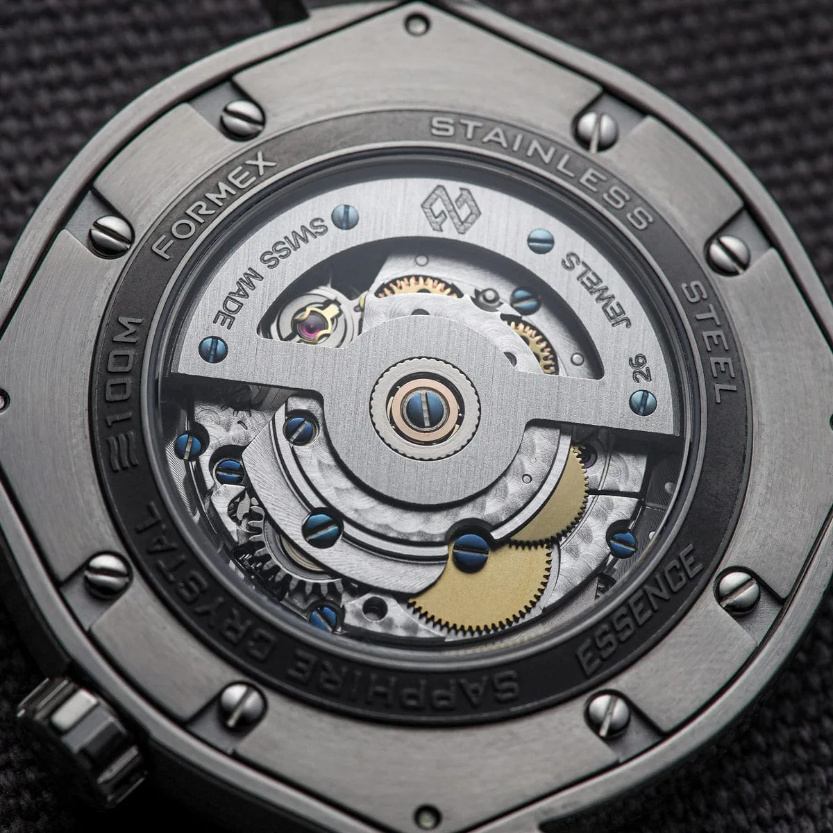 Formex Essence 39 Automatic Chronometer Watch - White / Steel Bracelet