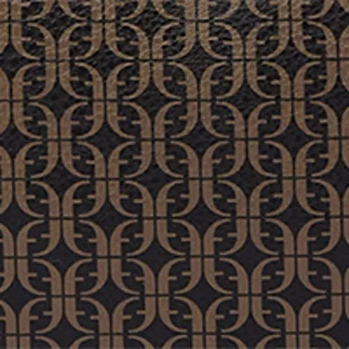 Fossil Women's Tara Faux Leather Shopper Tote Purse Handbag, Black/Brown (Model: ZB1781015)