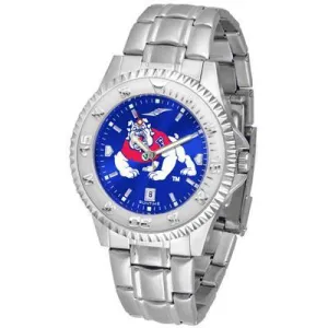 Fresno State Bulldogs Competitor AnoChrome - Steel Band Watch