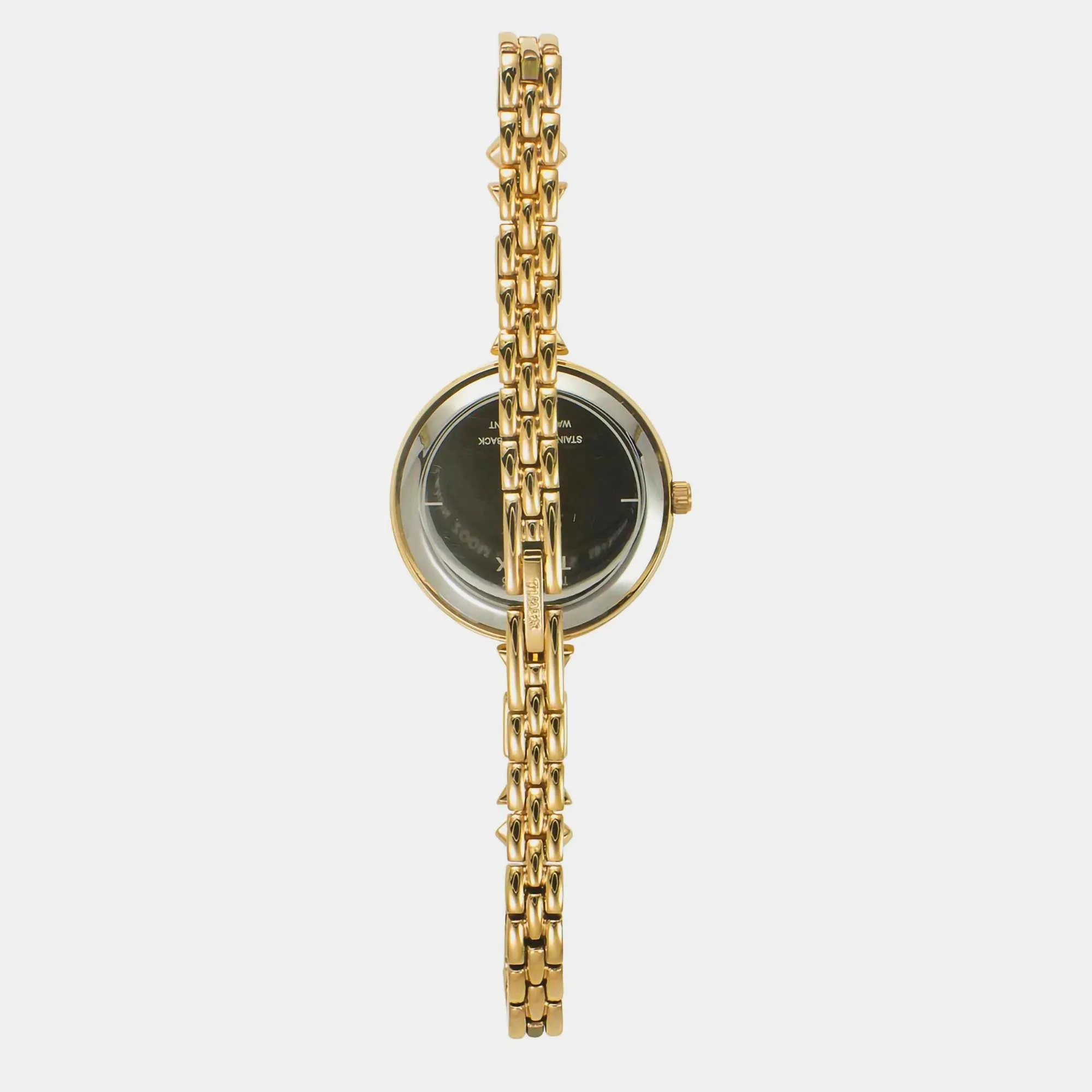 Fria Women's White Analog Brass Watch TWEL18301