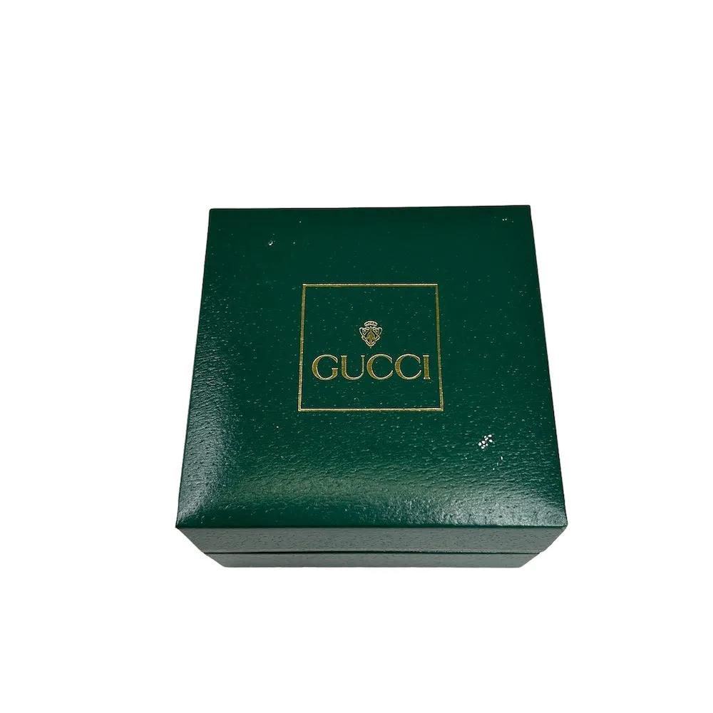 GUCCI 1800L GOLD TONED QUARTZ WATCH W/ INTERCHANGABLE BANDS