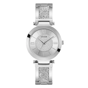 Guess Women 36.5 mm Size Silver Dial Analog Watch - W1288L1