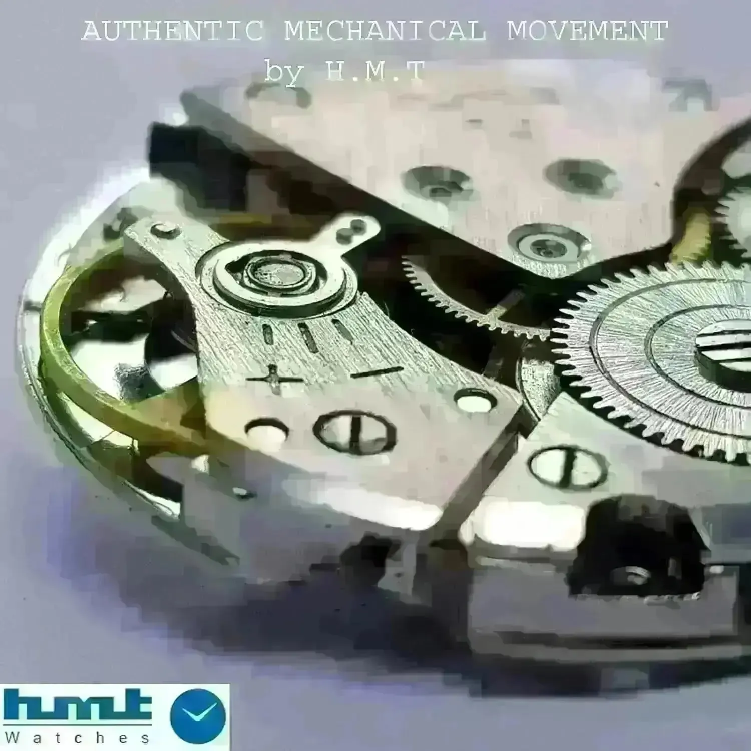 HMT Pilot Para Shock 17 Jewels Green Urdu/Arabic Dial Mechanical Hand winding Men's Wrist Watch