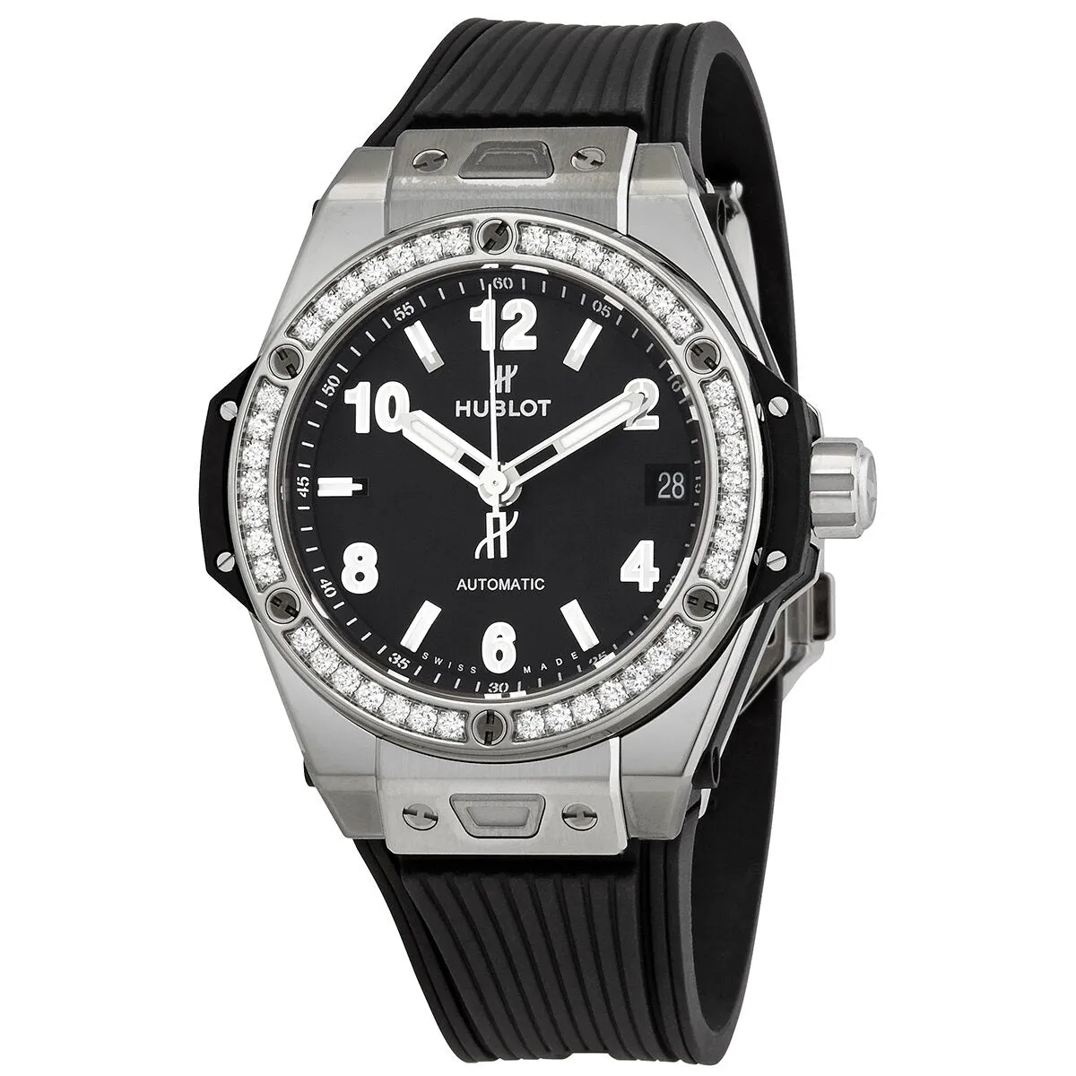 Hublot Big Bang Chronograph Automatic Diamond Black Dial Men's Watch 465.SX.1170.RX.1204