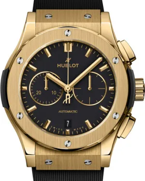 Hublot Classic Fusion Chronograph 18K Yellow Gold Man's Watch