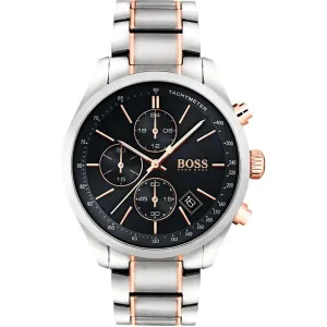 Hugo Boss Grand Prix Chronograph Black Dial Men's Watch 1513473