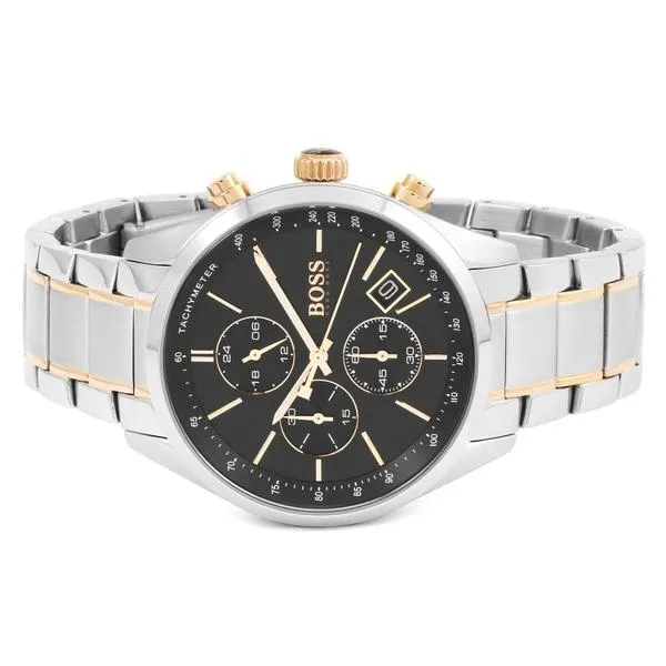 Hugo Boss Grand Prix Chronograph Black Dial Men's Watch 1513473