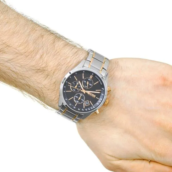 Hugo Boss Grand Prix Chronograph Black Dial Men's Watch 1513473