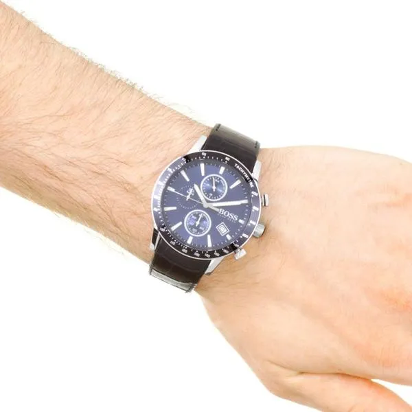 Hugo Boss Rafale Chronograph Blue Dial Men's Watch 1513391