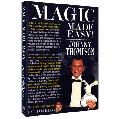 Johnny Thompson's Magic Made Easy by L&L Publishing video - INSTANT DOWNLOAD