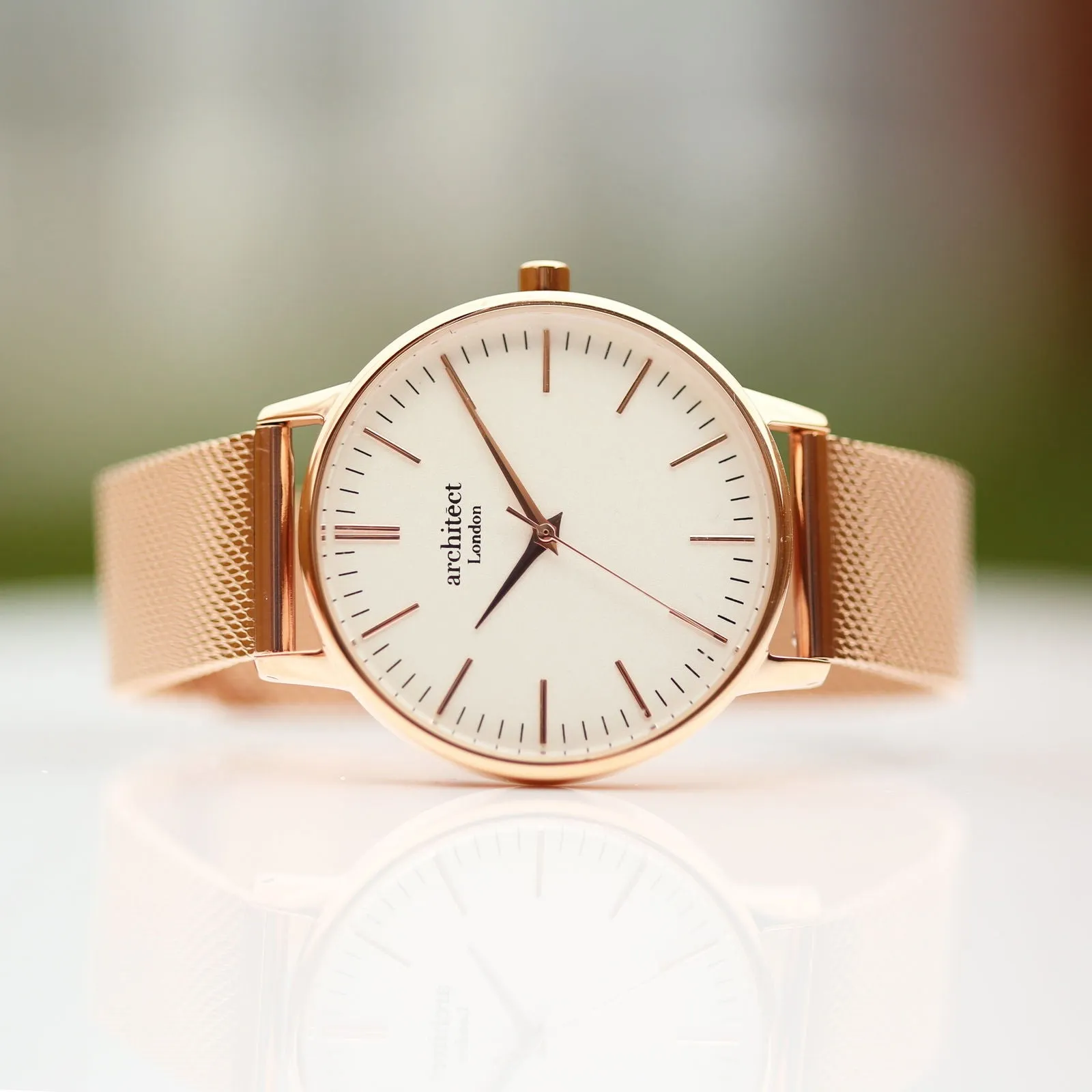 Ladies Handwriting Engraved Watch in Rose Gold