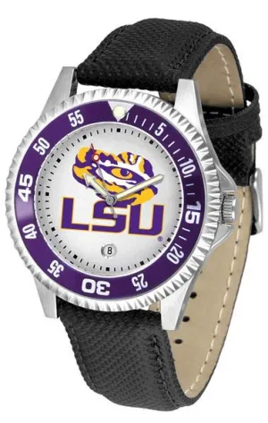 Louisiana State Tigers Competitor - Poly/Leather Band Watch
