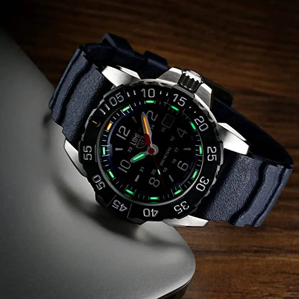 Luminox Men's Blue Dial Rubber Band Quartz Watch - XS.3253.CB