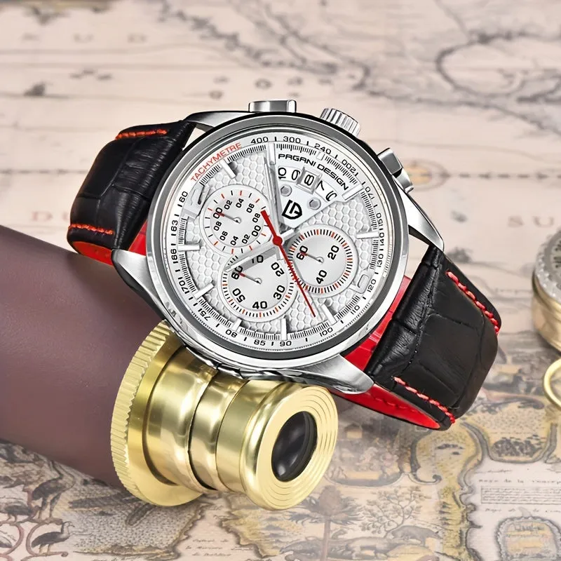 Luxurious Sports Quartz Wristwatch For Men, 43MM In Size, From Pagani Design