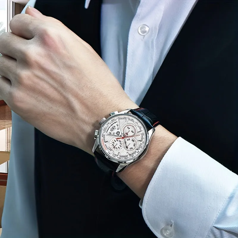 Luxurious Sports Quartz Wristwatch For Men, 43MM In Size, From Pagani Design
