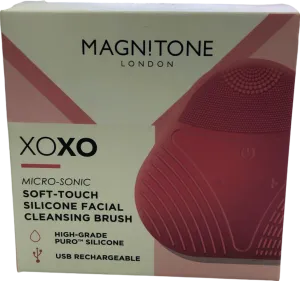 Magnitone XOXO Micro-Sonic Soft-Touch Silicone Facial Cleansing Brush