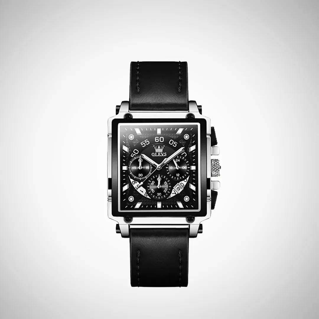 Mathias Square Dial Wrist Watch