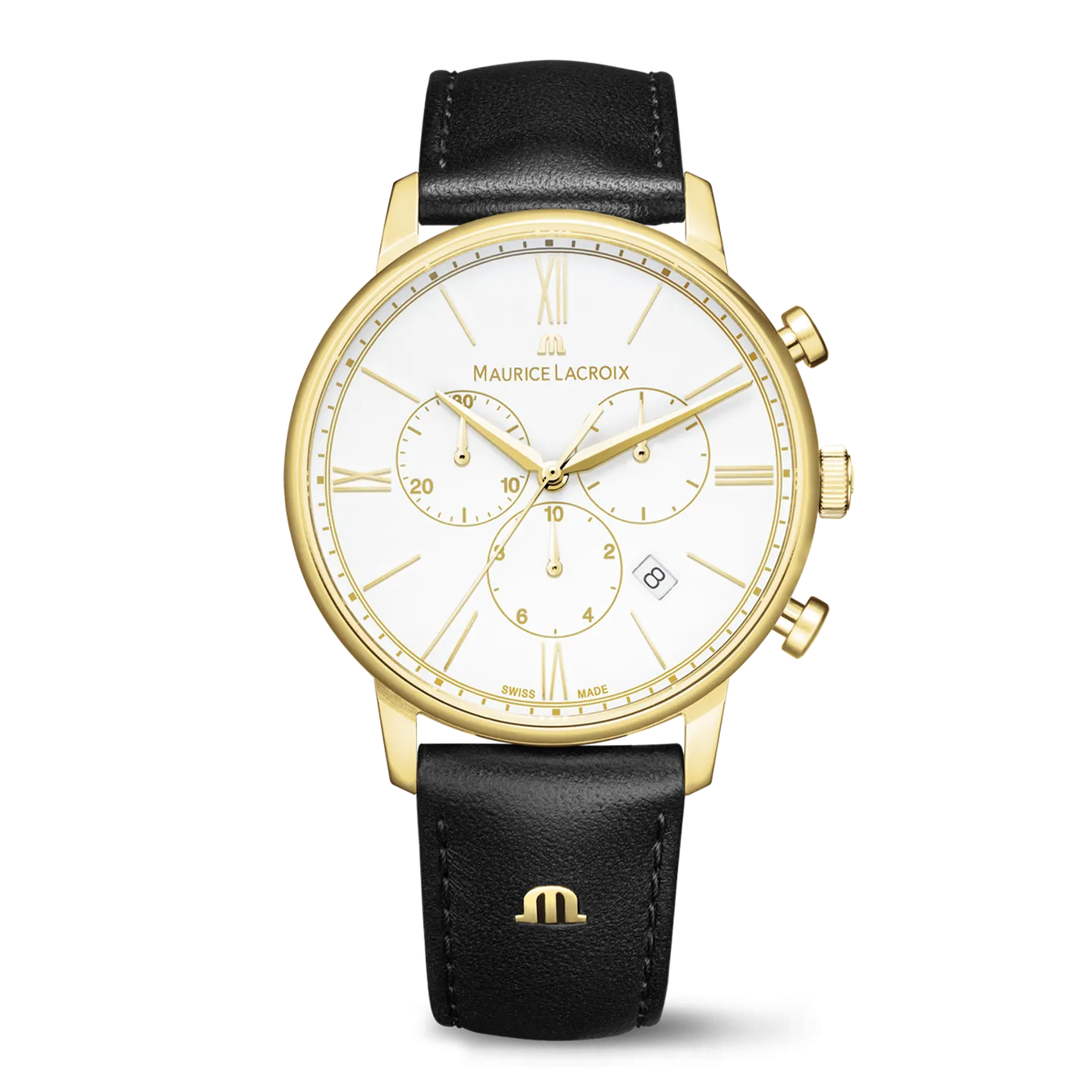Maurice Lacroix Eliros Men's White Gold Watch EL1098-PVY01-110-2