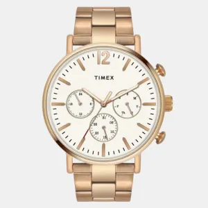 Men's Quartz White Dial Chronograph Stainless Steel Watch TWEG20009