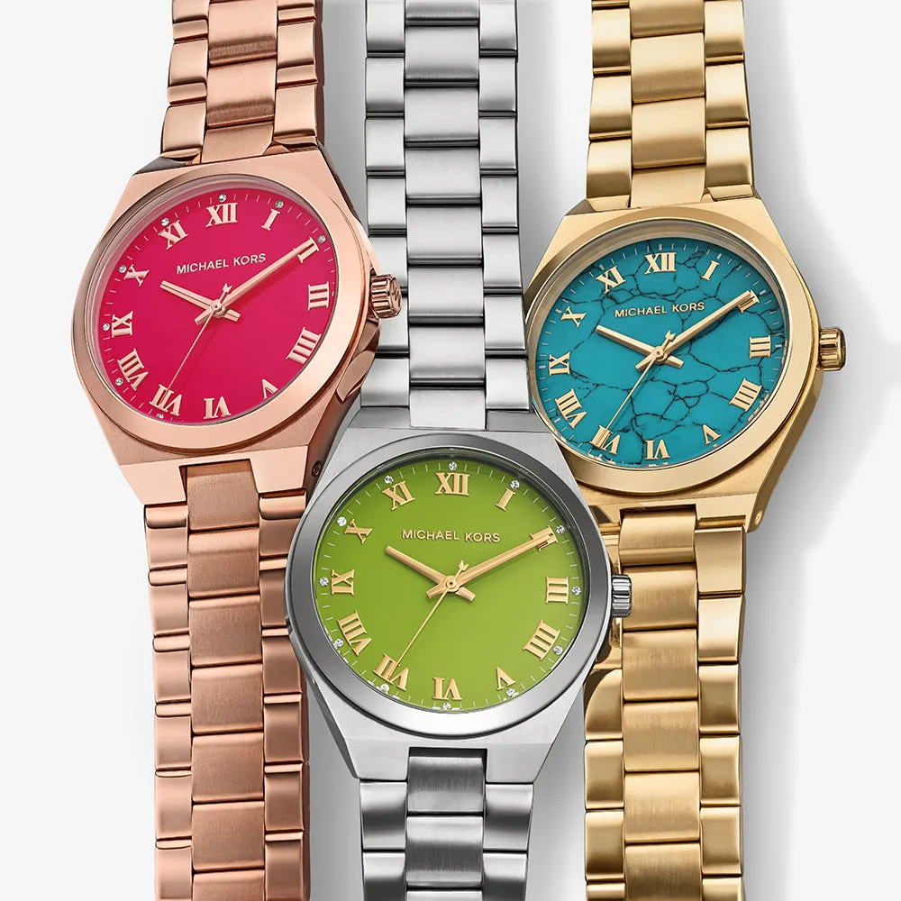 Michael Kors MK7460 Lennox Turquoise Gold Ladies Watch