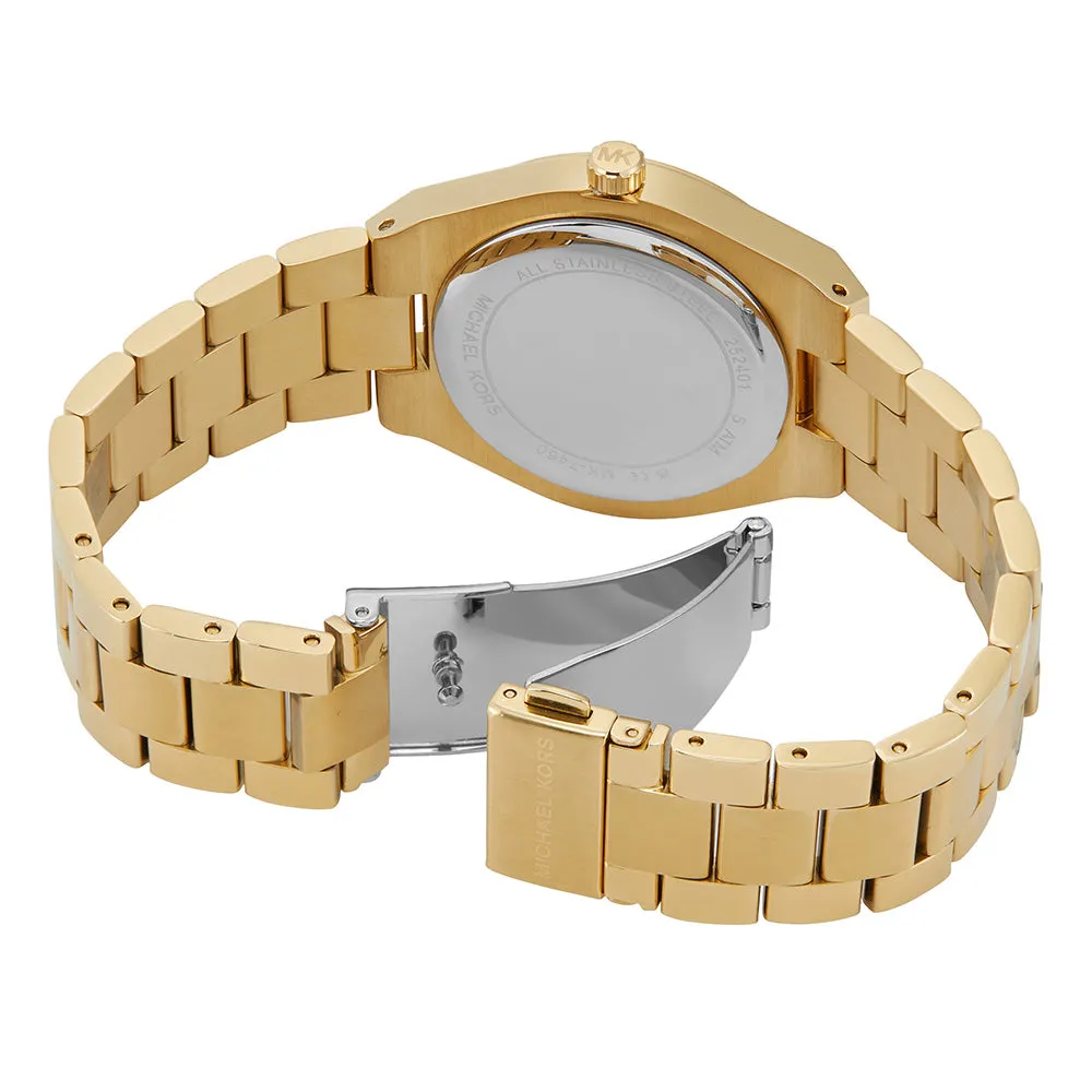 Michael Kors MK7460 Lennox Turquoise Gold Ladies Watch