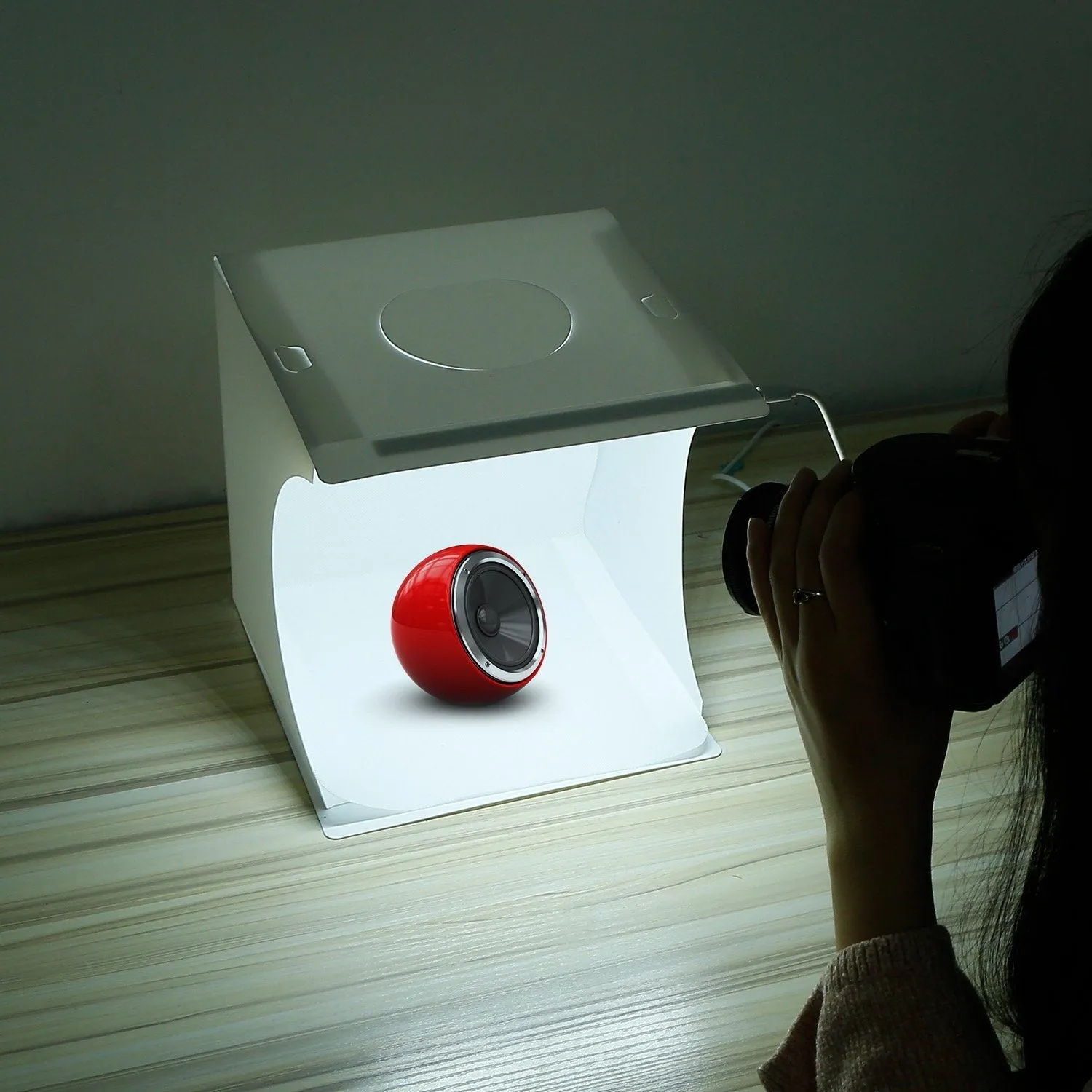 Mini Photo Studio Box Photography with 6 Color Backdrops