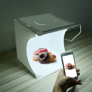 Mini Photo Studio Box Photography with 6 Color Backdrops
