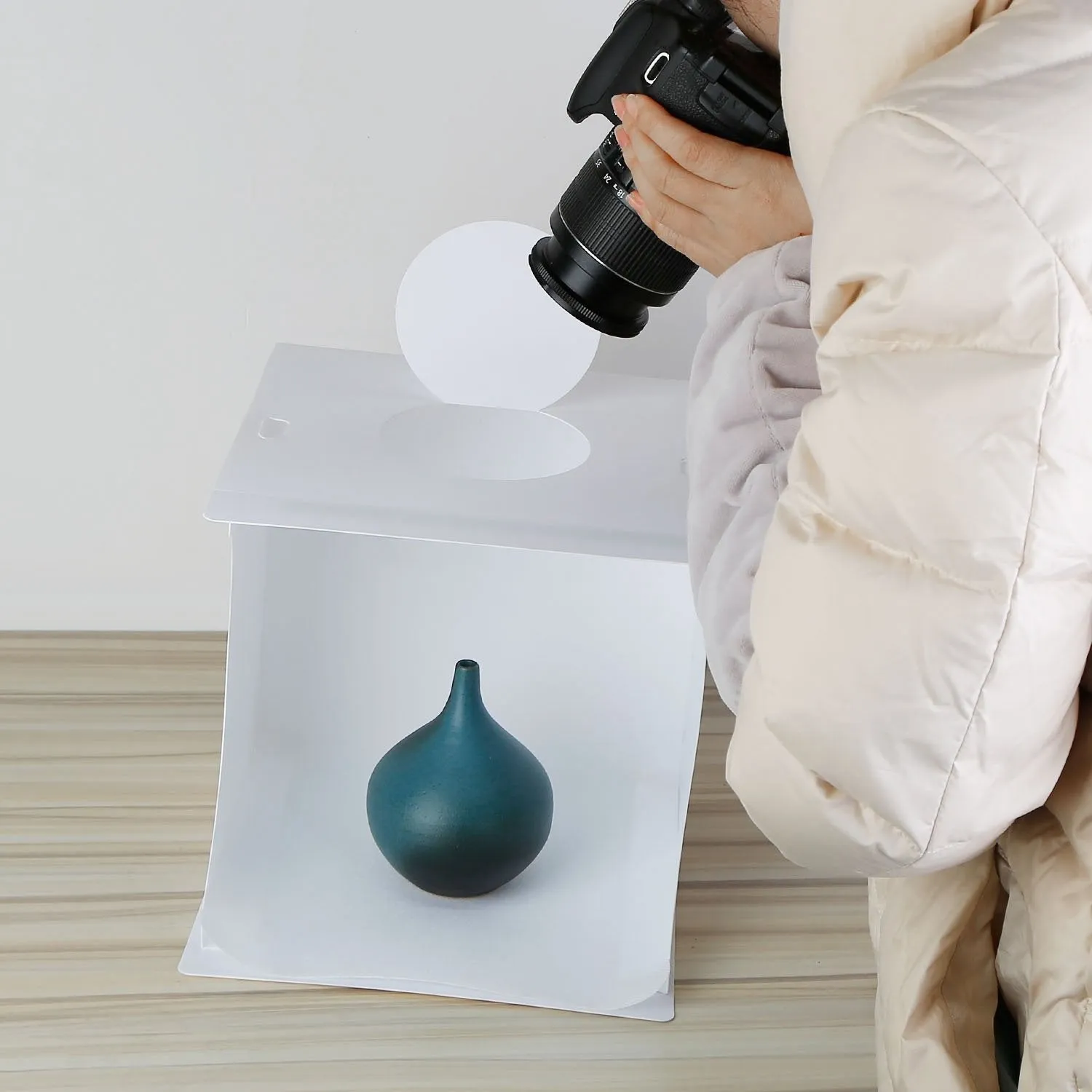 Mini Photo Studio Box Photography with 6 Color Backdrops