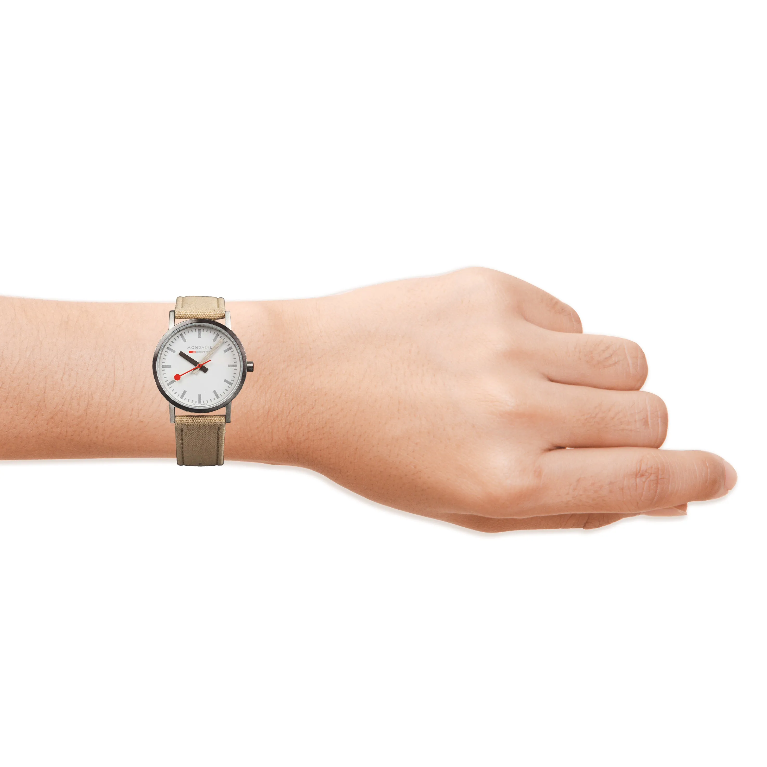 Mondaine Ladies Watch Classic White Beige A658.30323.17SBK