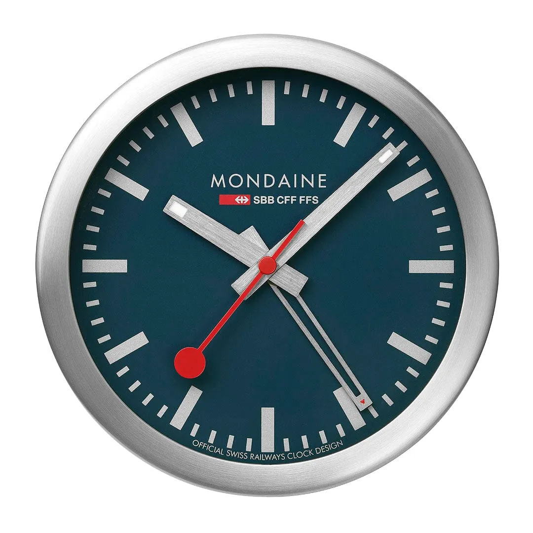 Mondaine TABLE CLOCK, 125 MM, DEEP OCEAN BLUE- A997.MCAL.46SBV