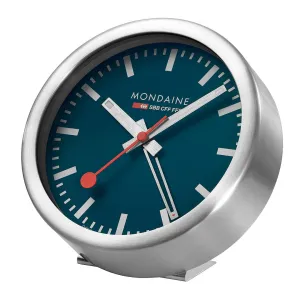 Mondaine TABLE CLOCK, 125 MM, DEEP OCEAN BLUE- A997.MCAL.46SBV