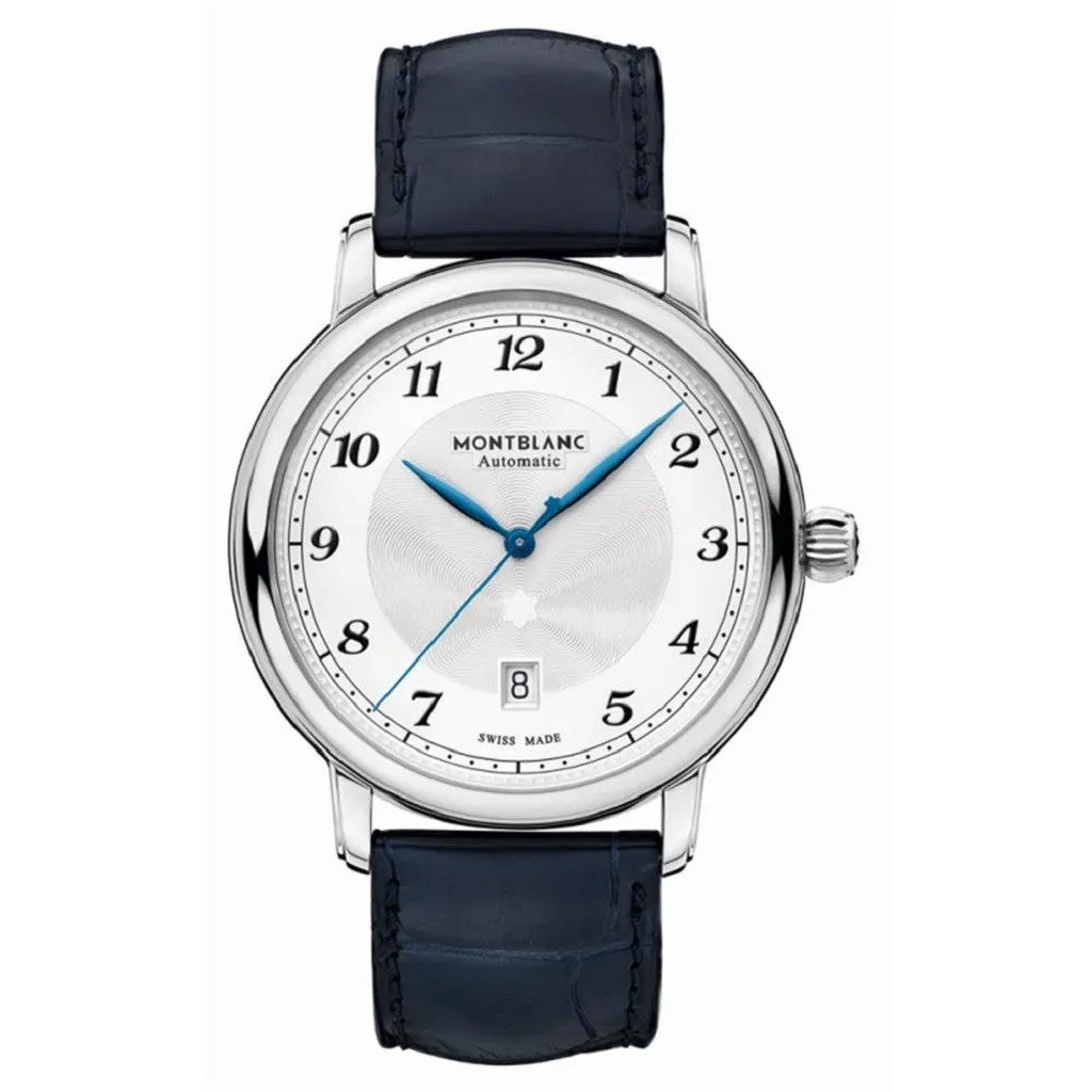 Montblanc Star Legacy Automatic Stainless Steel Leather Strap 42MM Watch - 117575