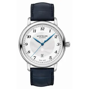 Montblanc Star Legacy Automatic Stainless Steel Leather Strap 42MM Watch - 117575