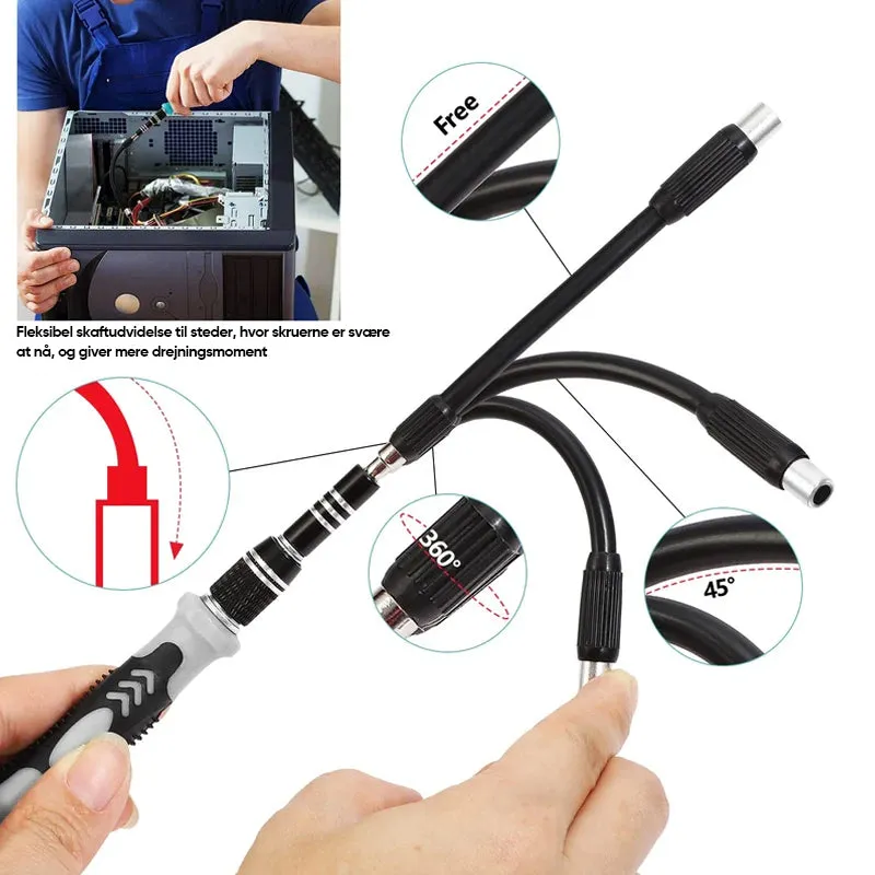 Multi-Functional Extra Hard 115 in 1 Screwdriver Set