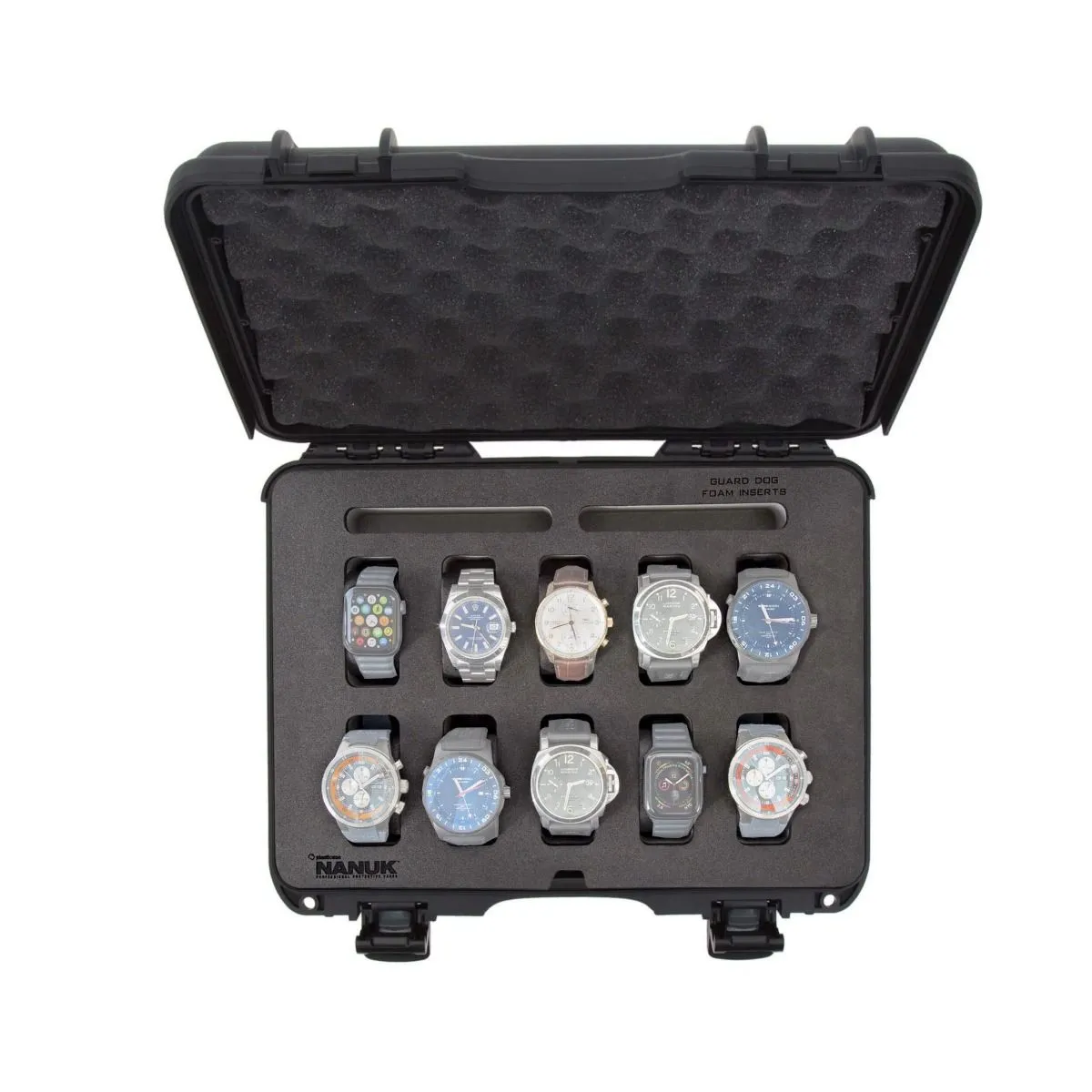 Nanuk 910 Case with Foam Insert for 10 Watches (Black)