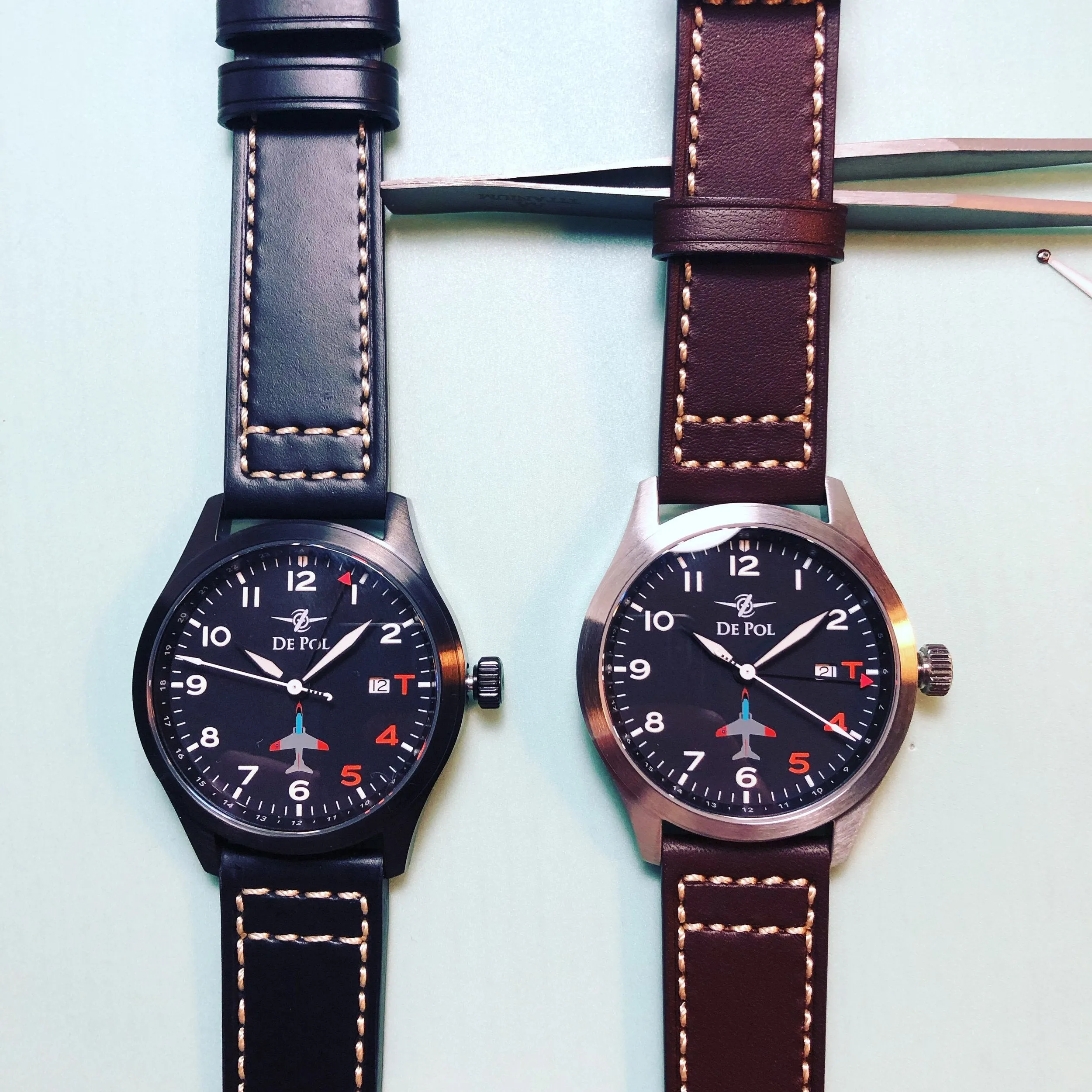 Navy Pilot Stainless GMT