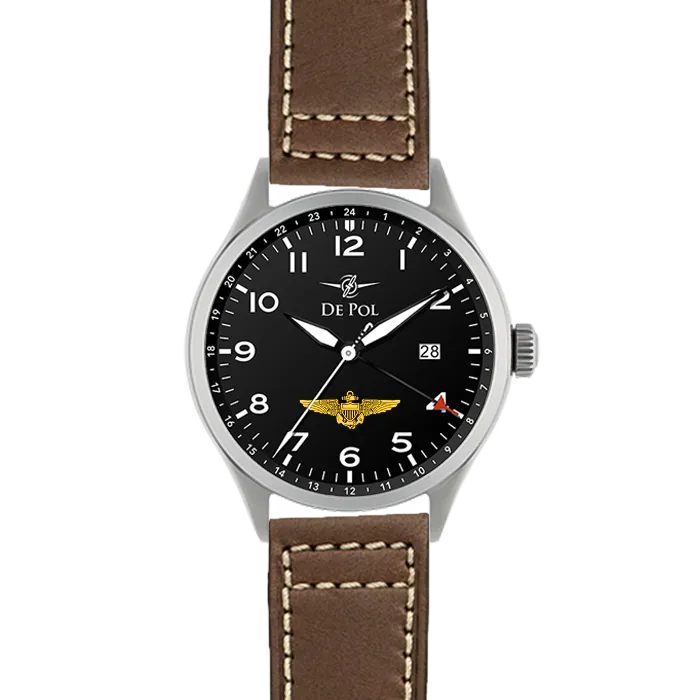 Navy Pilot Stainless GMT