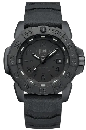 Navy SEAL RSC 3251.BO.CB (Carbon Bezel) Blackout Steel Military Dive Watch - 45mm
