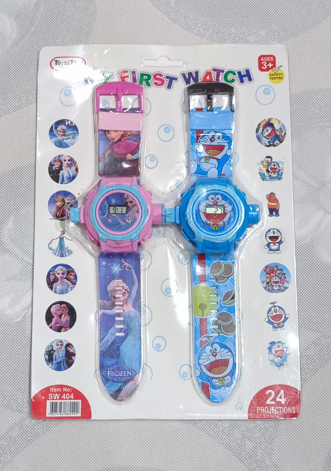 New Baby Boy Multi Functional Watches In Pack Of 2 Displays 24 Projections Also With Lighting