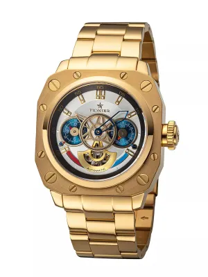Newport Pionier P7003-9 | Gold | Automatic German Watch