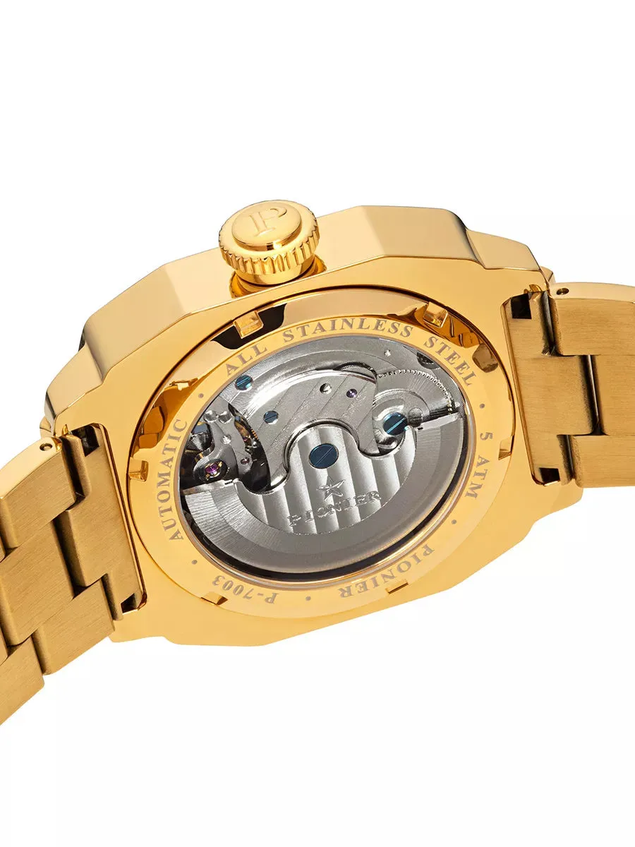 Newport Pionier P7003-9 | Gold | Automatic German Watch