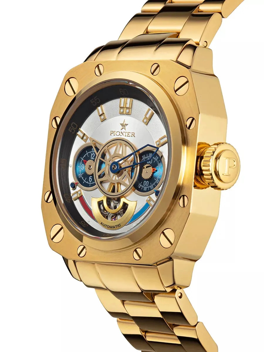 Newport Pionier P7003-9 | Gold | Automatic German Watch