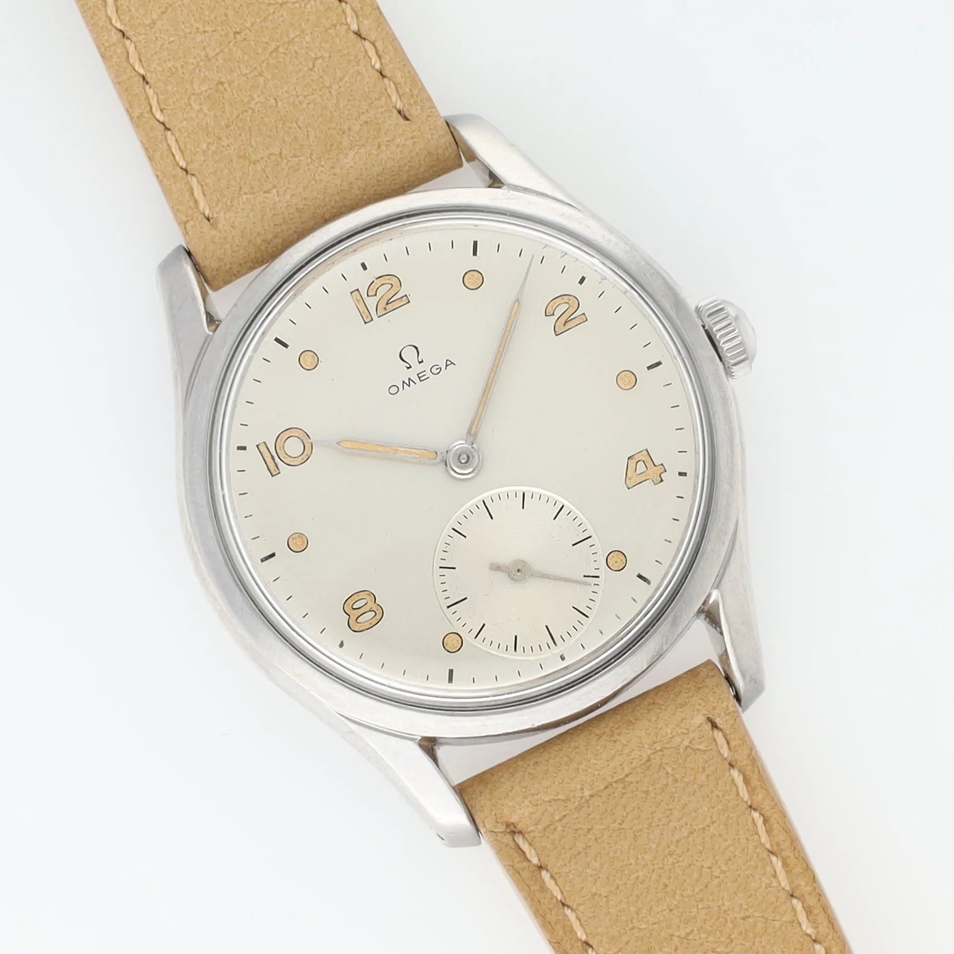 Omega Steel Dress Watch 2639-5 Radium Arabic Hours