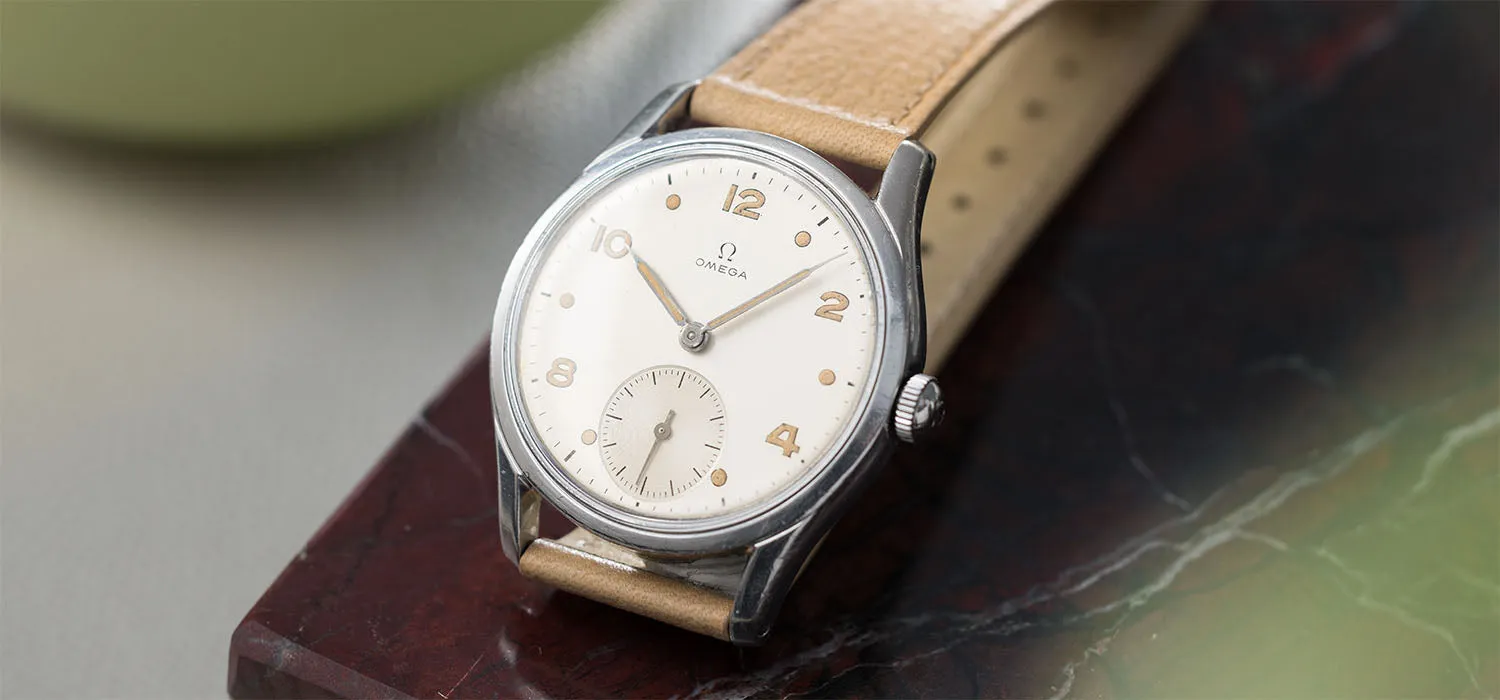 Omega Steel Dress Watch 2639-5 Radium Arabic Hours