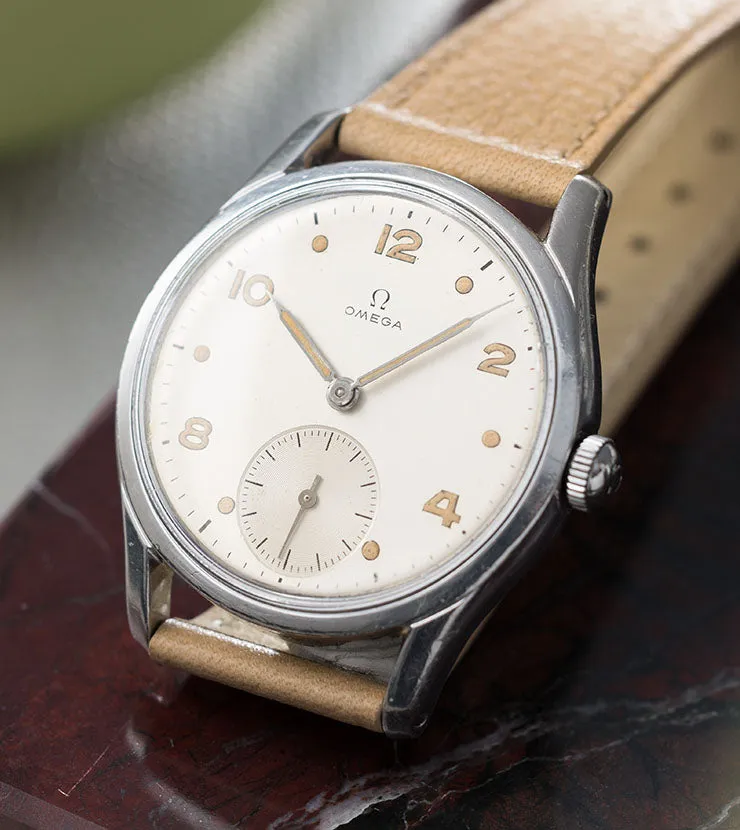 Omega Steel Dress Watch 2639-5 Radium Arabic Hours