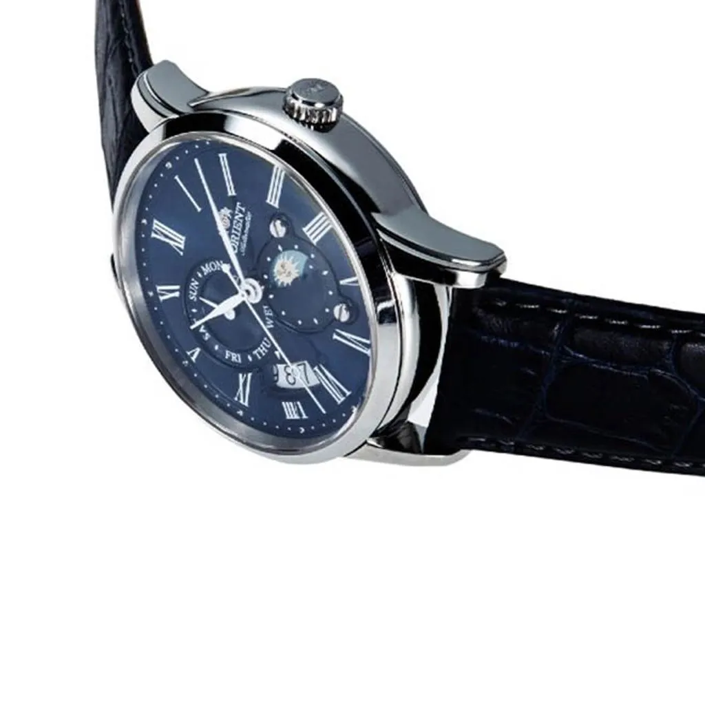 Orient Sun and Moon Men's Blue Watch RA-AK0011D30B