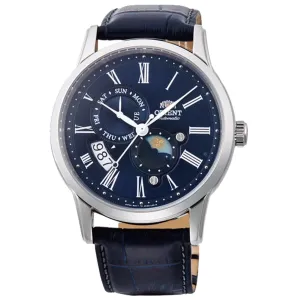 Orient Sun and Moon Men's Blue Watch RA-AK0011D30B
