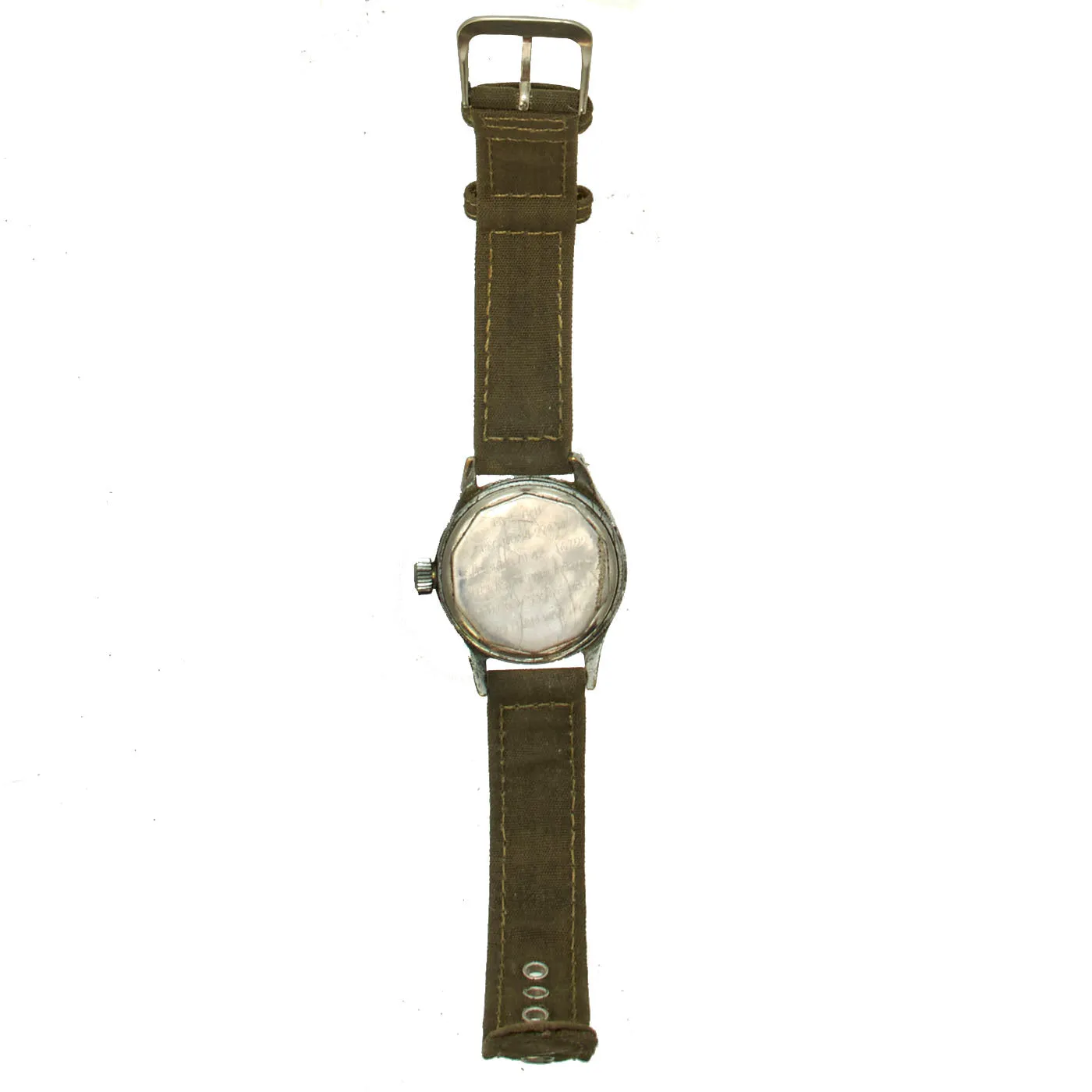 Original U.S. WWII 1942 Dated Type A-11 US Army Wrist Watch by Waltham - Fully Functional
