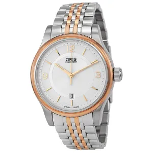 Oris Classic Date Silver Dial Two-tone Stainless Steel Men's Watch 01 733 7594 4331-07 8 20 63