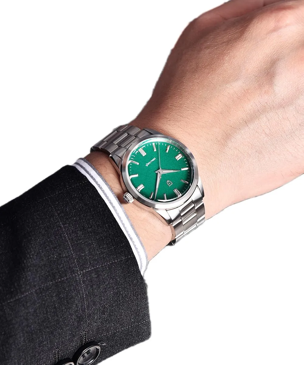 Pagani Design Watches for Men, 38mm Dial, Stainless Steel, 100m Waterproof, Quartz, VH31 Movement
